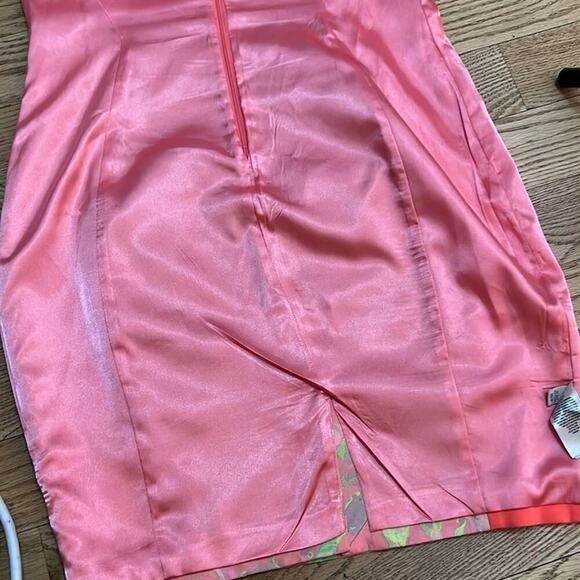 TED BAKER LONDON ABENONY NEON SHEATH DRESS SIZE 4 - Picture 8 of 11